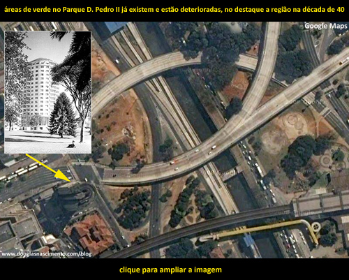 Visão áerea da região do P.D. Pedro II