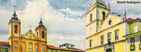 Aquarela de Wasth Rodrigues