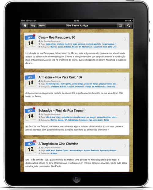 Spa no iPad