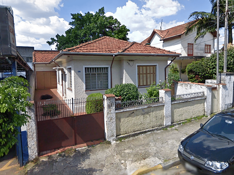 Campo Belo Materiais P Construção Franca Sp Casa Demolida Rua Demostenes Sao Paulo Antiga
